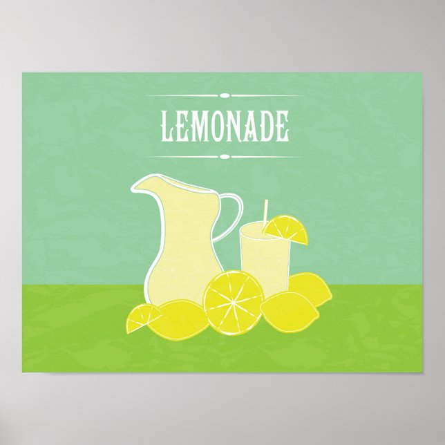 Retro Lemonade Poster (Front)