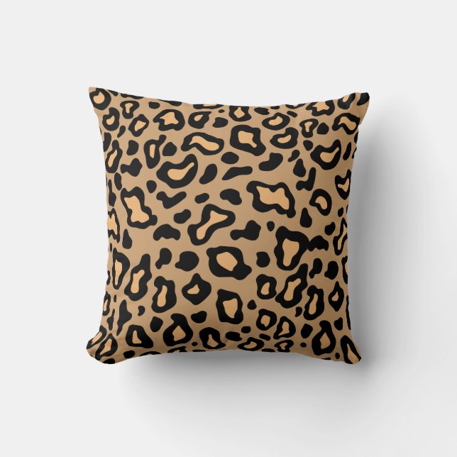 Retro Leopard Animal Print  Throw Pillow Gift (Front)