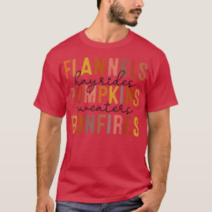 Retro Leopard Flannels Hayrides Pumpkins Sweaters