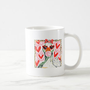 Retro Leopard Valentine Goose Funny Nk Coquette Lo Coffee Mug