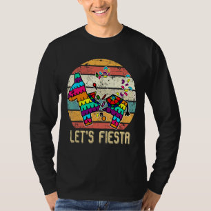 Retro Let's Fiesta Pinata Happy Cinco De Mayo Par T-Shirt