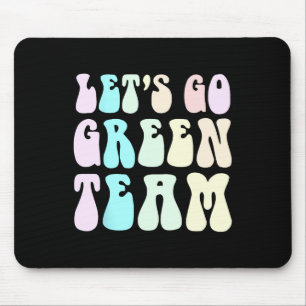 Retro Let's Go Green War Game 60's Go Summer Camp Mouse Mat
