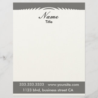 retro letterheads letterhead design