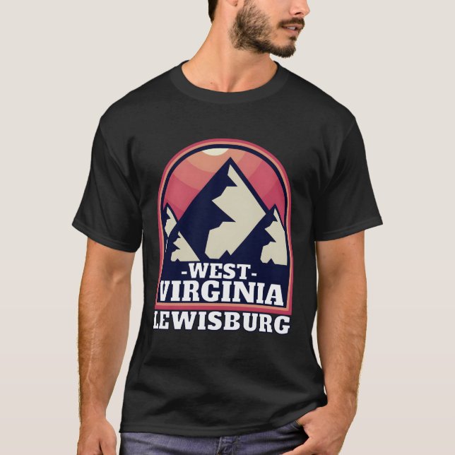 Retro Lewisburg West Virginia � Spirit of Australi T-Shirt (Front)