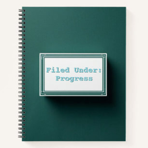 Retro Library Card Catalog   Scholarly Vintage Notebook