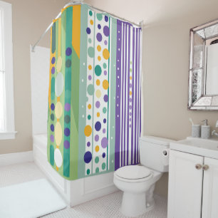 Retro: Liliana 10 Shower Curtain