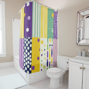 Retro: Liliana 7b Shower Curtain