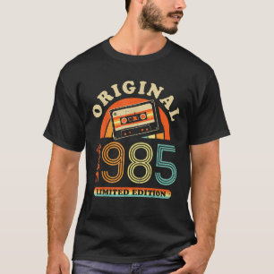 Retro Limited Edition 1985 Cassette Tape 40th T-Shirt
