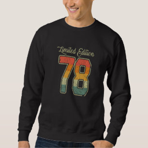 Retro Limited Edition 78 Vintage 1978 Sweatshirt