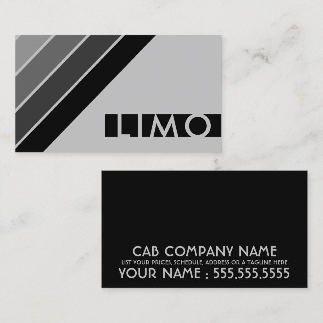 retro LIMO Business Card (Front/Back)