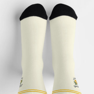 Retro Limoncello Fun Cocktail Lover Gift Yellow Socks