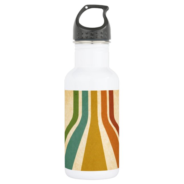 Retro lines 532 ml water bottle (Front)