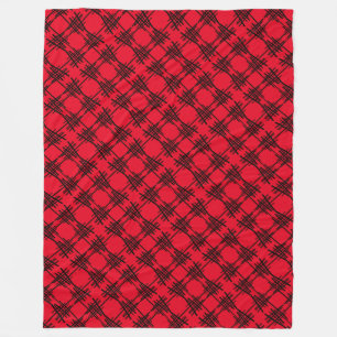Retro Lines Fleece Blanket