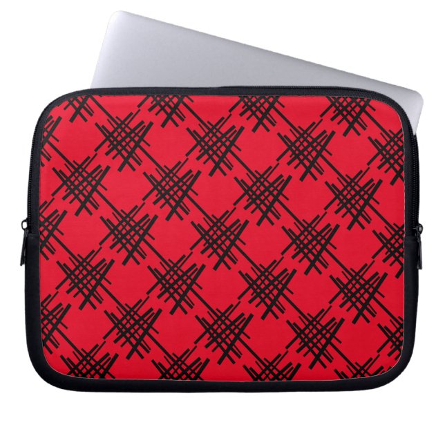 Retro Lines Laptop Sleeve (Front)