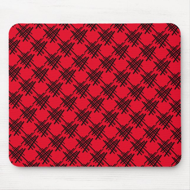 Retro Lines Mouse Mat (Front)