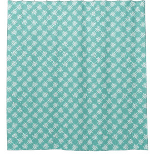 Retro Lines Shower Curtain