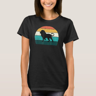 Retro Lion Mane Pride Vintage Sunset African Lan T-Shirt