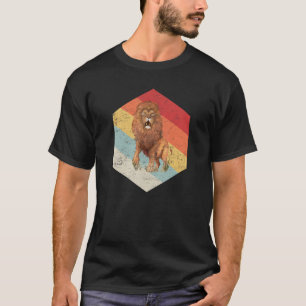 Retro Lion Vintage Lions Screaming Animal T-Shirt