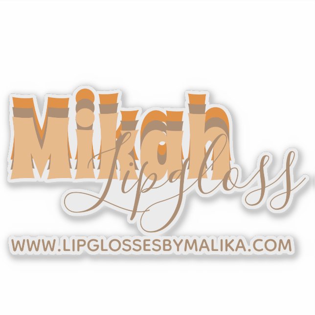 Retro Lipgloss Business Owner Name (Front)