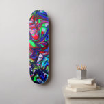 Retro Liquid skateboard<br><div class="desc">Retro liquid designed skateboard deck for the skater in your life.</div>