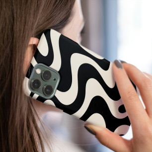 Retro Liquid Swirl Abstract Pattern Phone Case