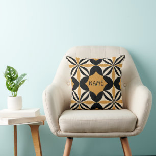 Retro Liquid Swirl Cushion