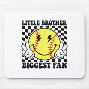 Retro Little Brother Biggest Fan Softll Brother Bo Mouse Mat