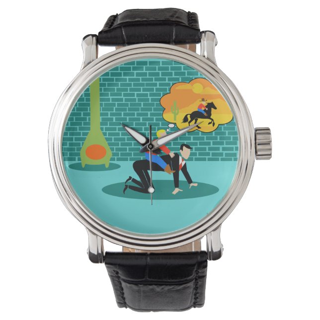 Retro Little Cowboy Watch (Front)