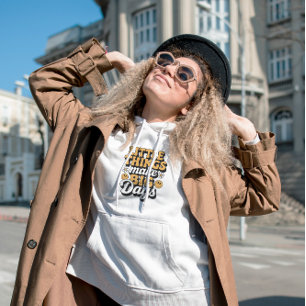 Retro Little Things, Big Days Hoodie Sweatshirt