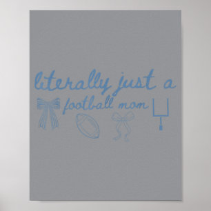 Retro Litvibeslly A Football Mum Game Day Tis The Poster
