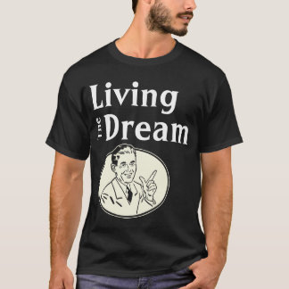 Retro Living the Dream Dark T-Shirt