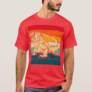 Retro Lizard Owner Reptile Lover Pet Iguana T-Shirt