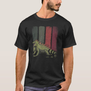 Retro Lizard Reptile Animal Pet Tropical Iguana 1 T-Shirt