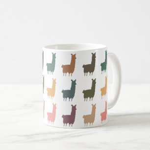 Retro Llama Alpaca Drinkware Animal Lover Gift Coffee Mug