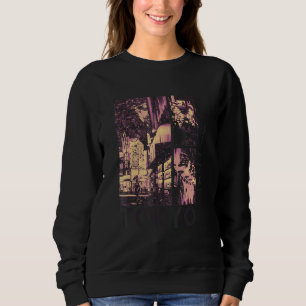 Retro Lofi Tokyo Japanese Streetwear Aesthetic Gra Sweatshirt
