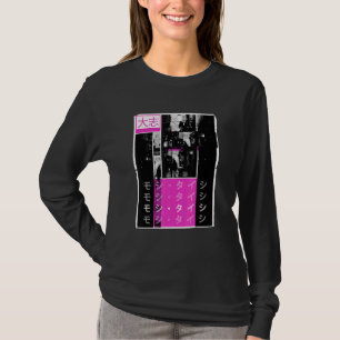 Retro Lofi Tokyo Japanese Streetwear Aesthetic Gra T-Shirt