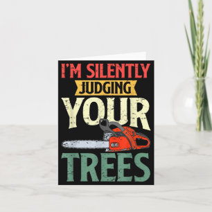 Retro Logger Lumberjack Arborist Dad Apparel Co. S Card