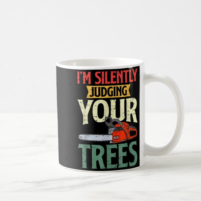 Retro Logger Lumberjack Arborist Dad Apparel Co. S Coffee Mug (Right)