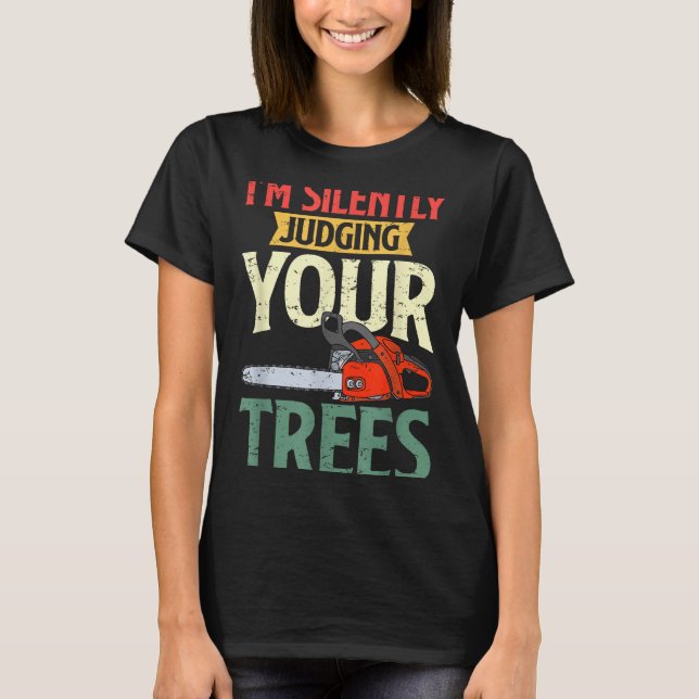 Retro Logger Lumberjack Arborist Dad Apparel Co. S T-Shirt (Front)