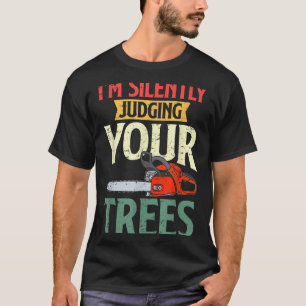 Retro Logger Lumberjack Arborist Dad Apparel Co. S T-Shirt