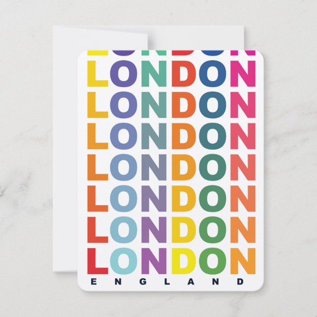 Retro London England poster (Front)