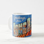 Retro Long Beach, CA Greeting Mug<br><div class="desc">Stunning retro postcard greeting from Long Beach, California repurposed!</div>