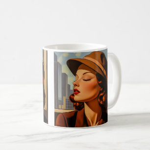 Retro Los Angeles Beauty Coffee Mug