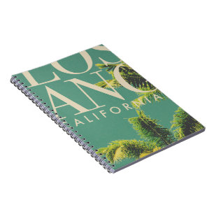 Retro Los Angeles California Notebook