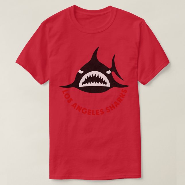 Retro Los Angeles Sharks WHA Hockey 1973 TShirt (Design Front)