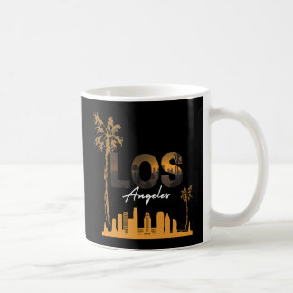 Retro Los Angeles, Vintage Golden State Vibes Coffee Mug