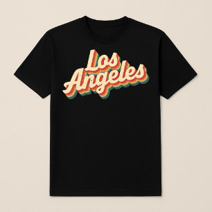 Retro Los Angeles Vintage Script T-Shirt