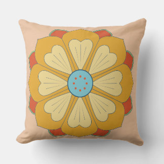 retro lotus series cushion