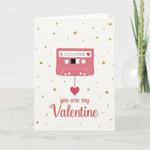 Retro Love Cassette Tape Card