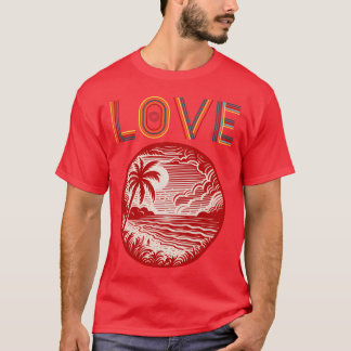 Retro Love friend T-Shirt